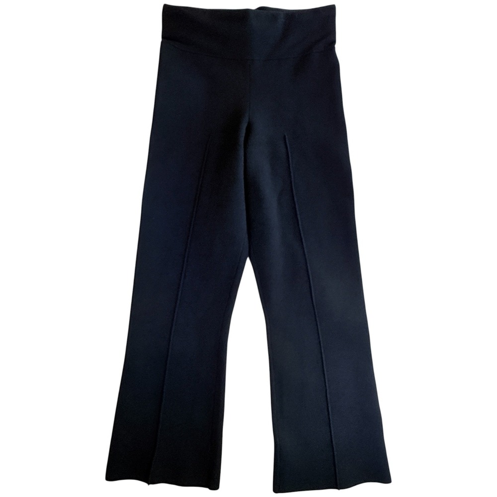 J.Crew Pant Women SP Black Knit Flare‎ Leg BX869